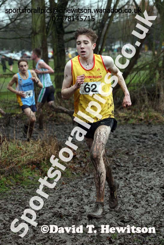 Intermediate boys Northern Inter Counties Schools Cross Country, Stockton. Photo: David T. Hewitson/Sports for All Pics